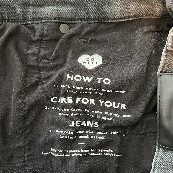 Madewell 10" High Rise Skinny Gray Jeans, 27 - Picture 11 of 11